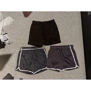 Abercrombie & Fitch Men’s Mesh Shorts XS 5” Inseam Lot of 3 Gray Brown Purple